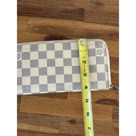 LOUIS VUITTON Damier Azur Zippy Wallet Long Wallet LV Auth VERY PRE-LOVED READ - Picture 11 of 16
